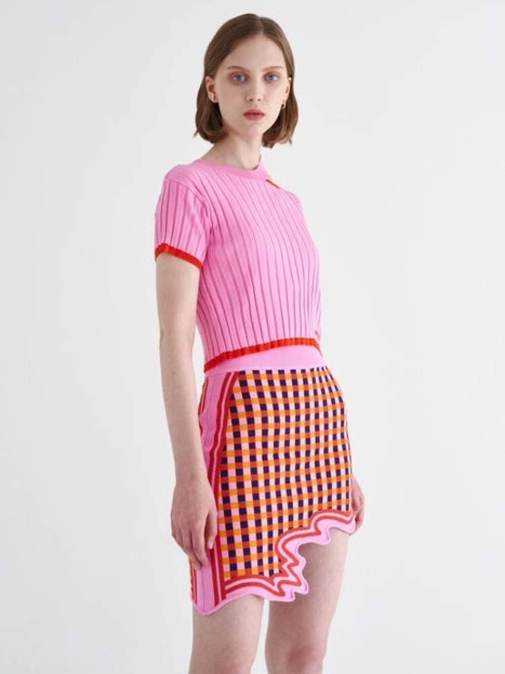 Ph5 Nova Wavy Border Mini Skirt